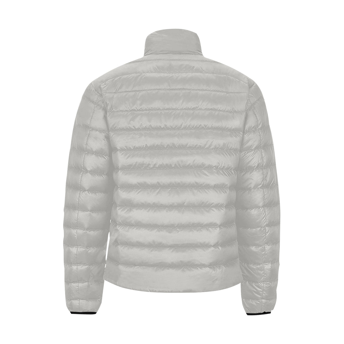 Giacca Bomber Uomo Collezione JSports K24 Ash Drift JSHUB – Base Grigia con Stampa Nera Centrale