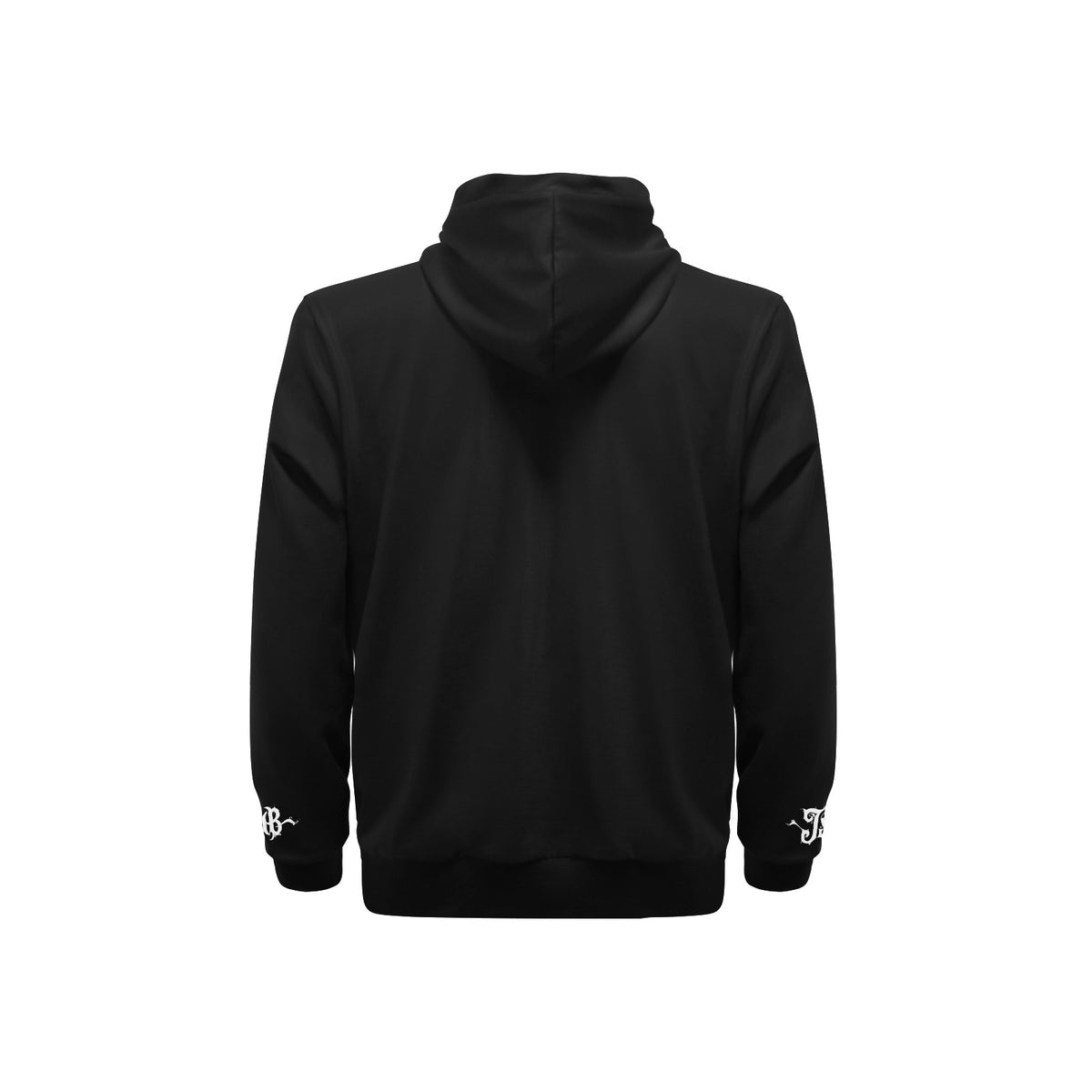 Felpa Uomo JSHUB Signature Monocolore nero Logo Calligrafato