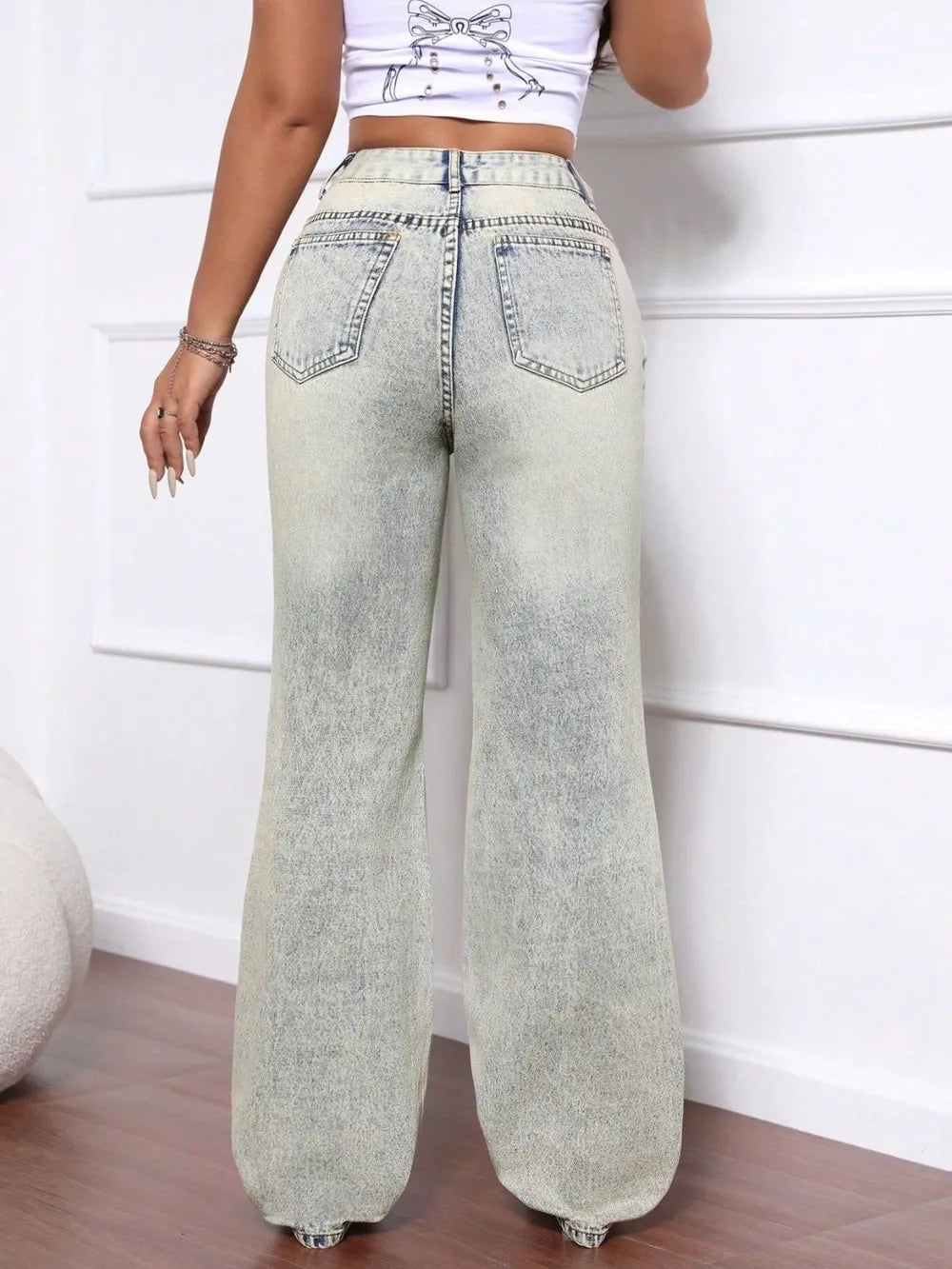 Jeans High Rise Vintage Fade