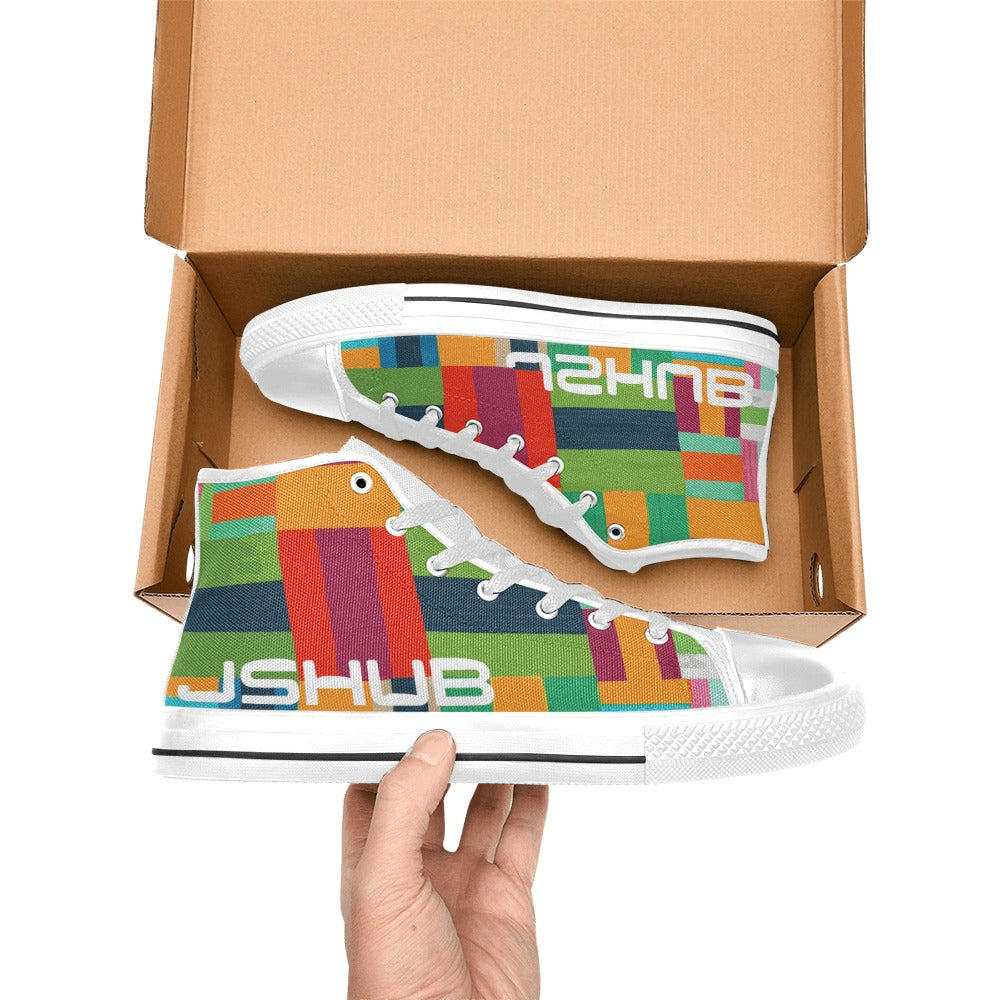 Scarpe Uomo JSHUB Mosaic Blocks Aquila High Top Canvas