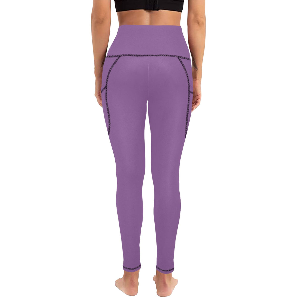 Leggings Donna JSHub All-Over con Tasche – Collezione Urban Streetwear 2025