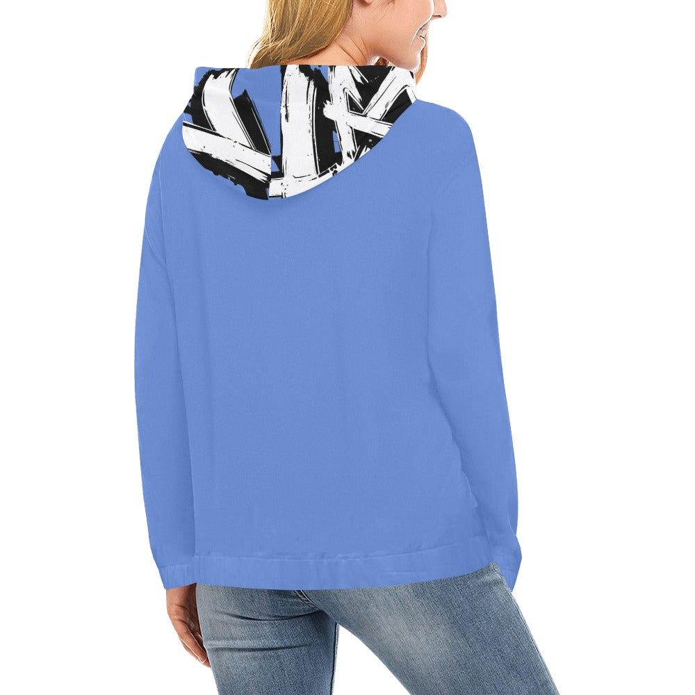Felpa con cappuccio MOMO Bloom – Ocean Whisper