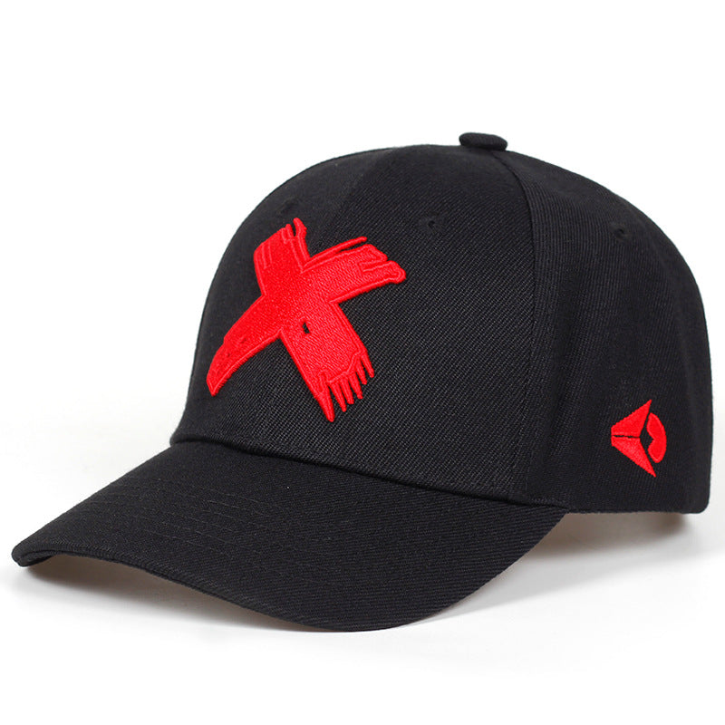 Cappello X Baseball Ricamato Regolabile