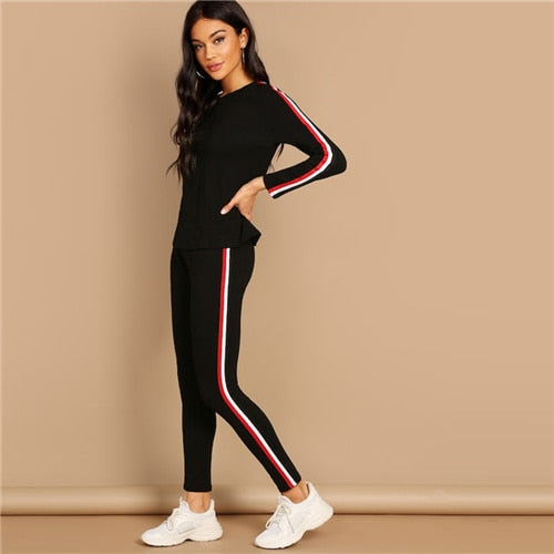 Tuta Urban Neck Set – Due Pezzi Streetwear Cotone + Nylon