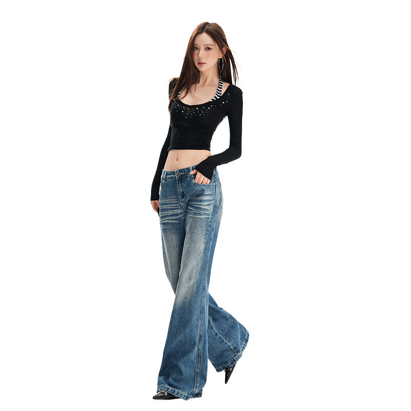 Jeans donna RetroWave Flared Tromba