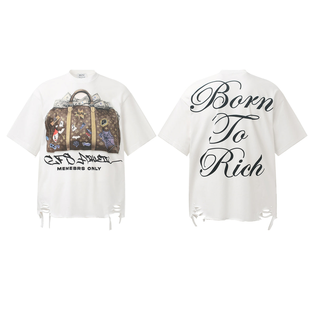 T-shirt Raw Cut Bag