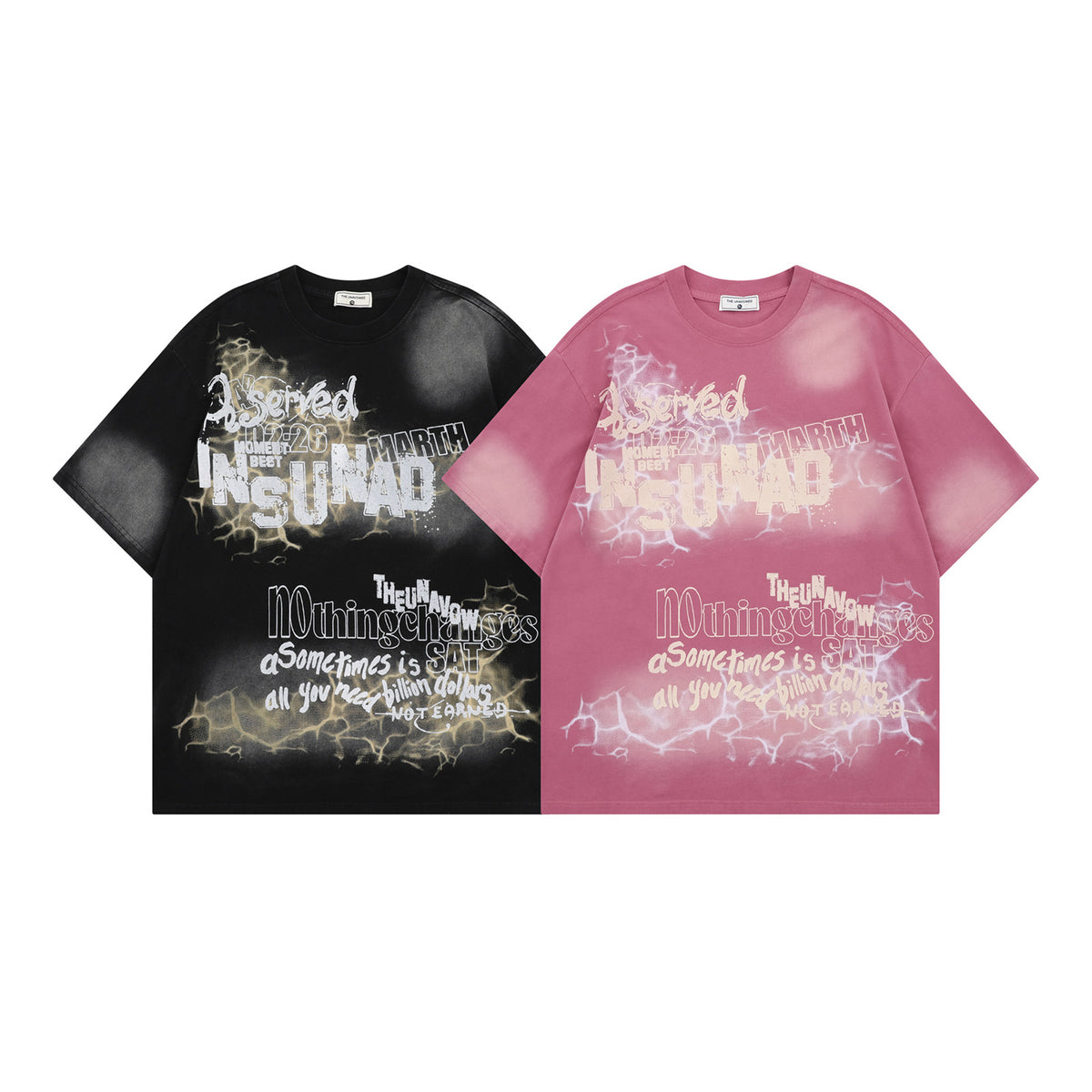 T-shirt Graffiti Numeric Letters
