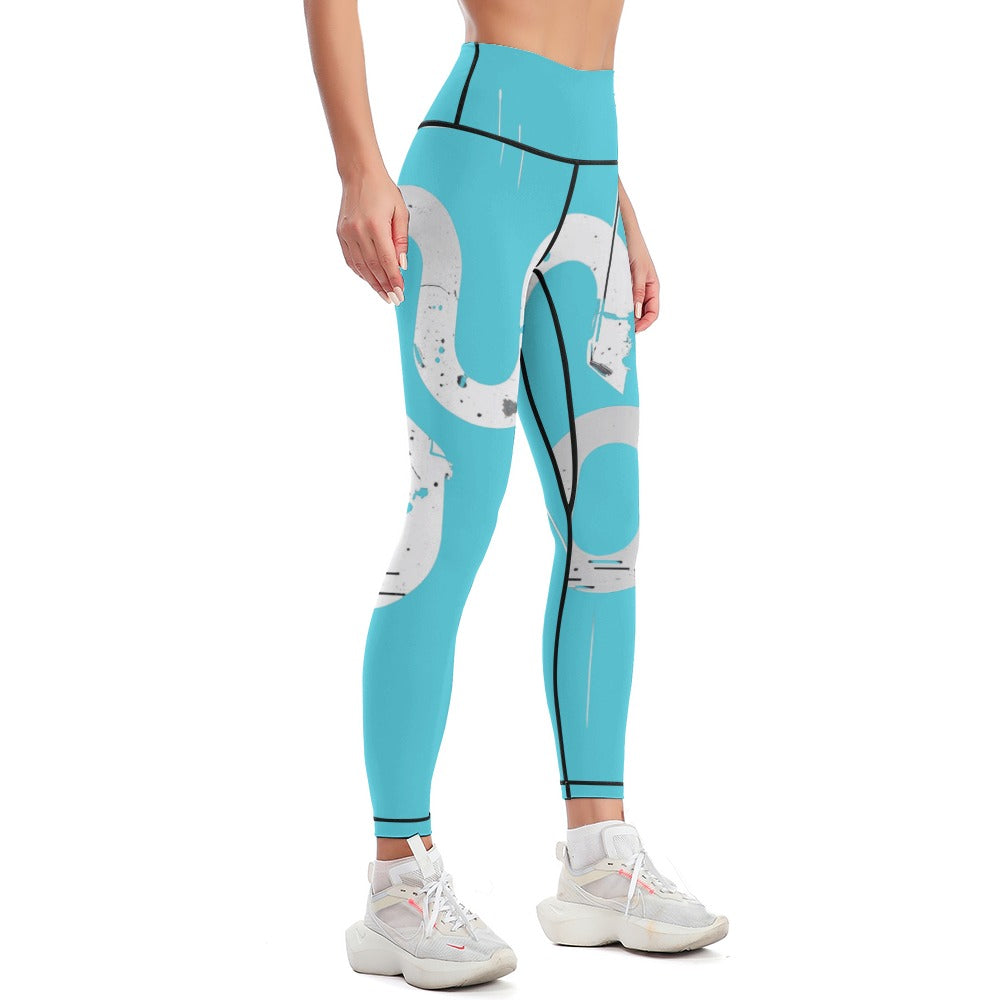 Pantaloni yoga donna “Concrete Flow Leggings” – Concrete Echoes