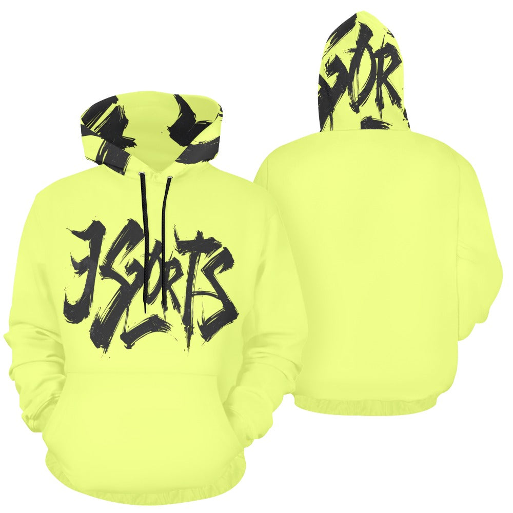 Felpa con cappuccio MOMO Bloom – Neon Sunrise