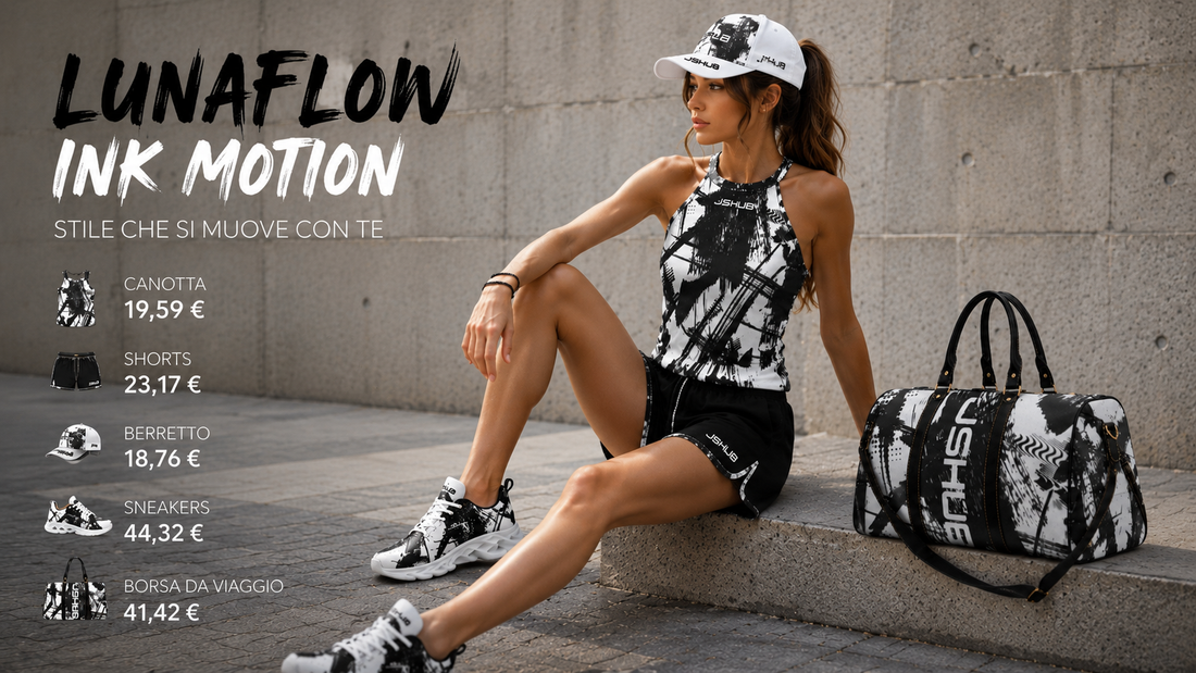 LUNAFLOW Ink Motion: il nuovo total look JSHUB che trasforma lo streetwear in una dichiarazione di stile