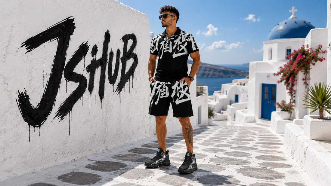 Nuovo Outfit Uomo MOMO JSPORTS Shadow Kanji: il Total Look Streetwear che Definisce l'Estate