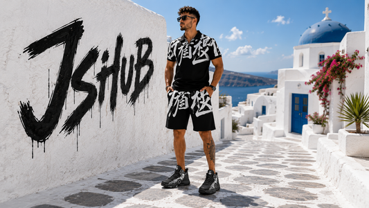 Nuovo Outfit Uomo MOMO JSPORTS Shadow Kanji: il Total Look Streetwear che Definisce l'Estate
