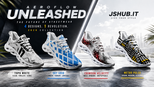 AEROFLOW™ by JSHUB: la nuova collezione di sneakers uomo tra design, comfort e personalità