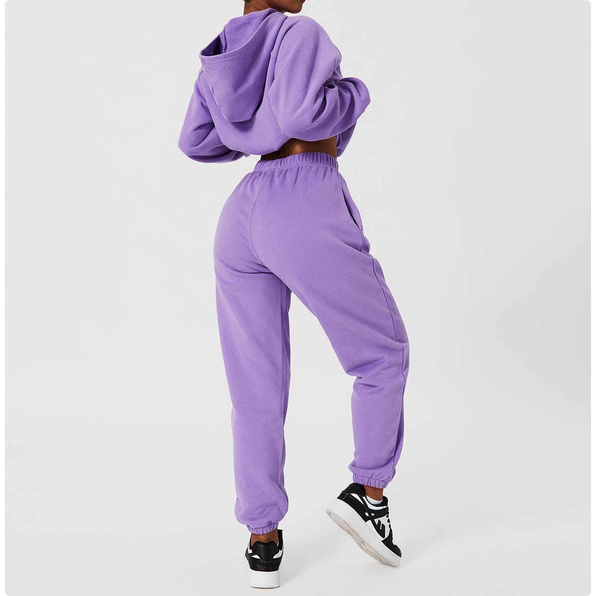 Tuta Plush Pocket Hooded Streetwear