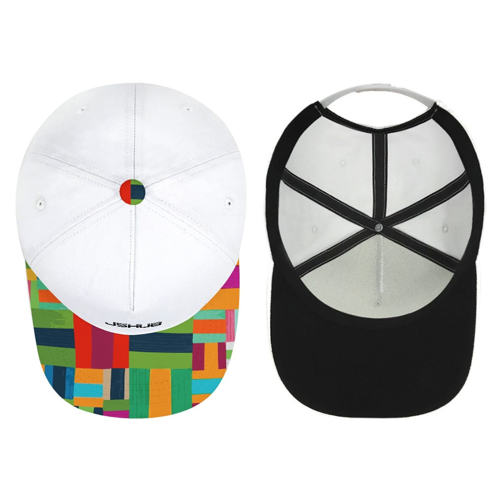 Berretto Baseball JSHUB Mosaic Blocks – Cappello Unisex Regolabile Streetwear