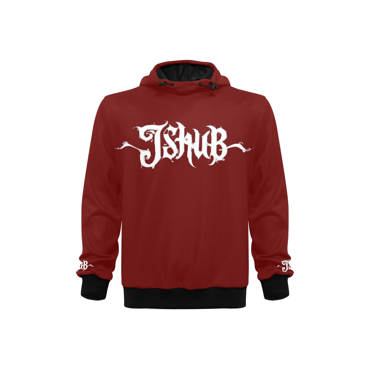 Felpa Uomo JSHUB Signature Monocolore Logo Calligrafato