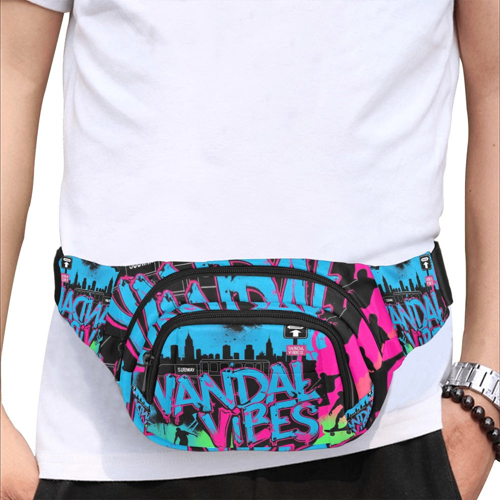 Marsupio Unisex con Tasca Frontale – Collezione Vandal Vibes | JSHub.it