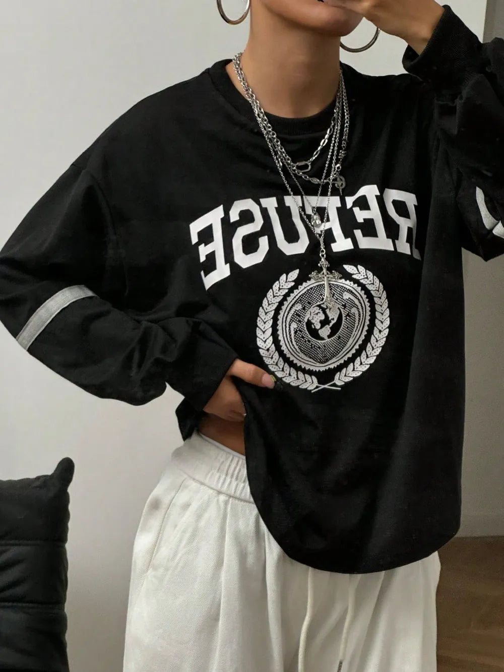 Felpa Letter Bold