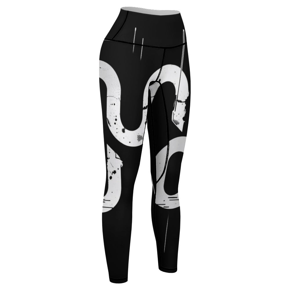Pantaloni yoga donna “Concrete Flow Leggings” – Concrete Echoes