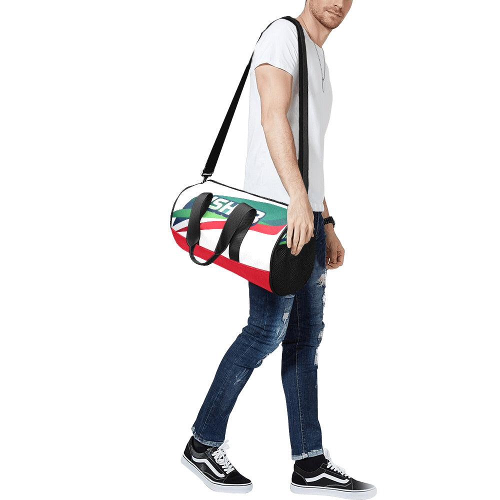 JSHUB Winter Nation Italy Edition – Borsa da Viaggio Bianca Tricolore