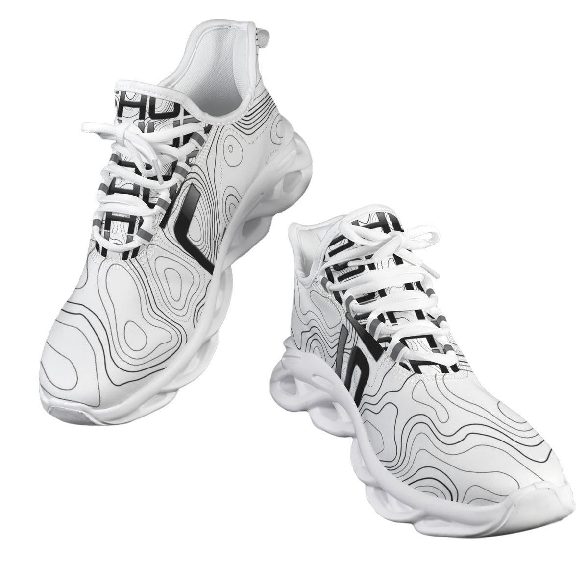 Sneakers Uomo JSHUB AeroFlow Topo White – Scarpe Streetwear Ultraleggere con Suola Hollow