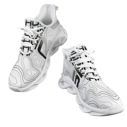 Sneakers Uomo JSHUB AeroFlow Topo White – Scarpe Streetwear Ultraleggere con Suola Hollow