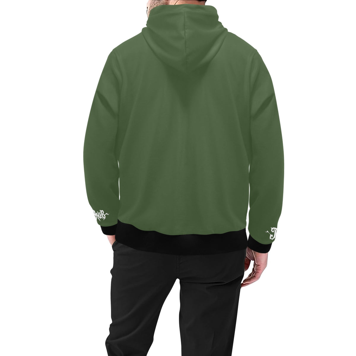 Felpa Uomo JSHUB Signature Monocolore Logo Calligrafato
