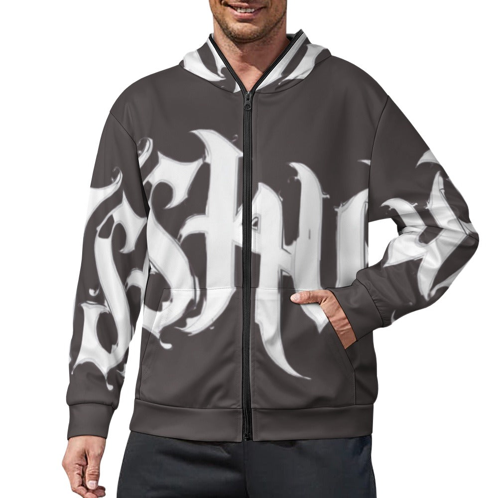 Felpa con Cappuccio e Zip JSHUB Signature Gothic Streetwear • Urban Style • Comfort • Signature Collection