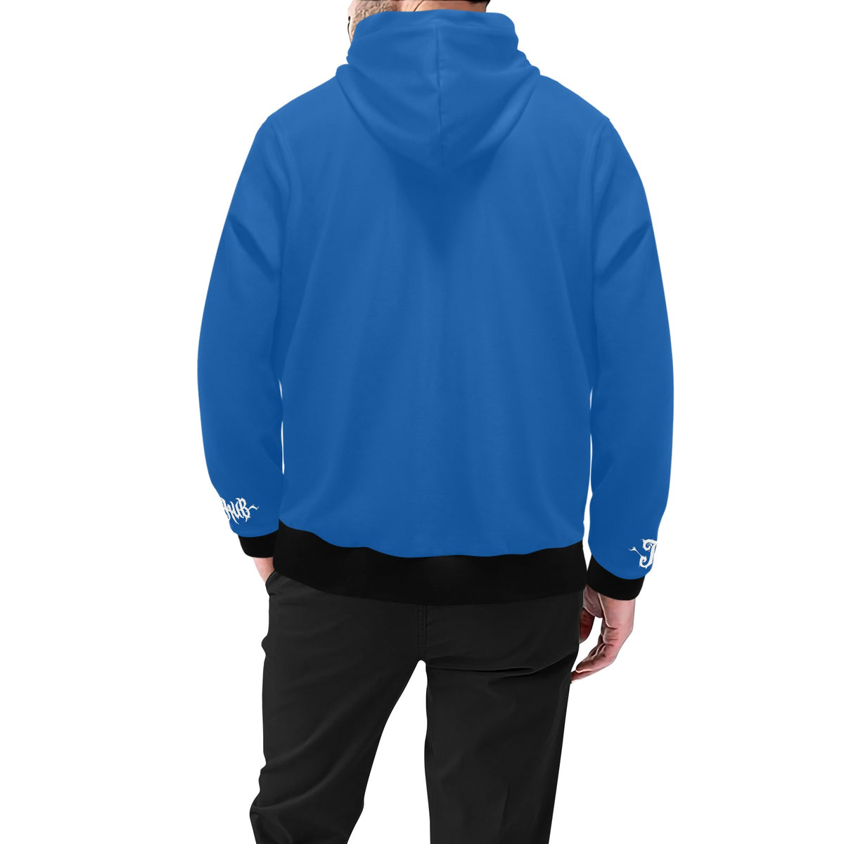 Felpa Uomo JSHUB Signature Monocolore Logo Calligrafato