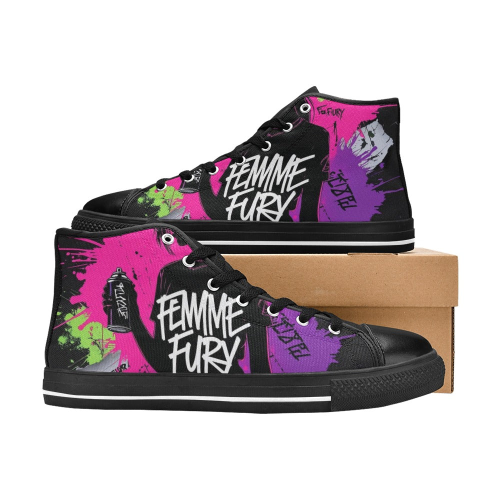 Scarpa alta uomo in tela Femme Fury – Aquila High Top