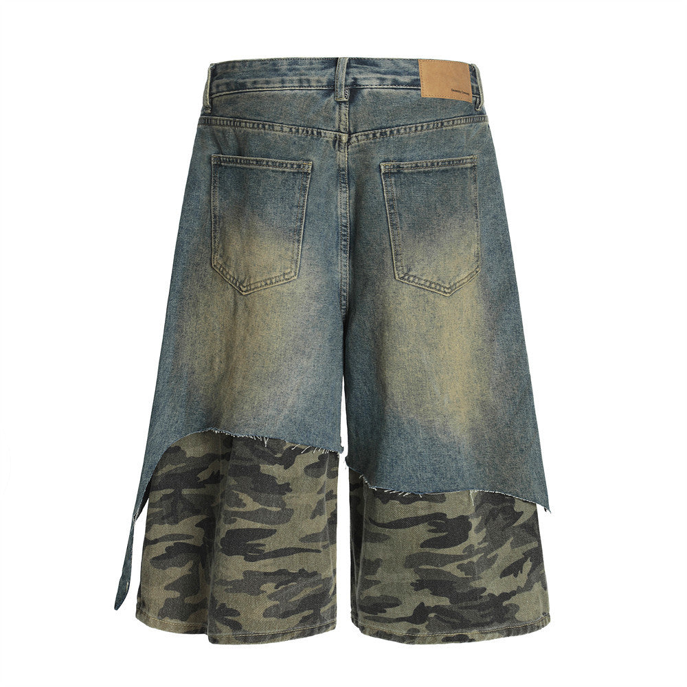 Bermuda Denim Post-Apocalittici Patchwork