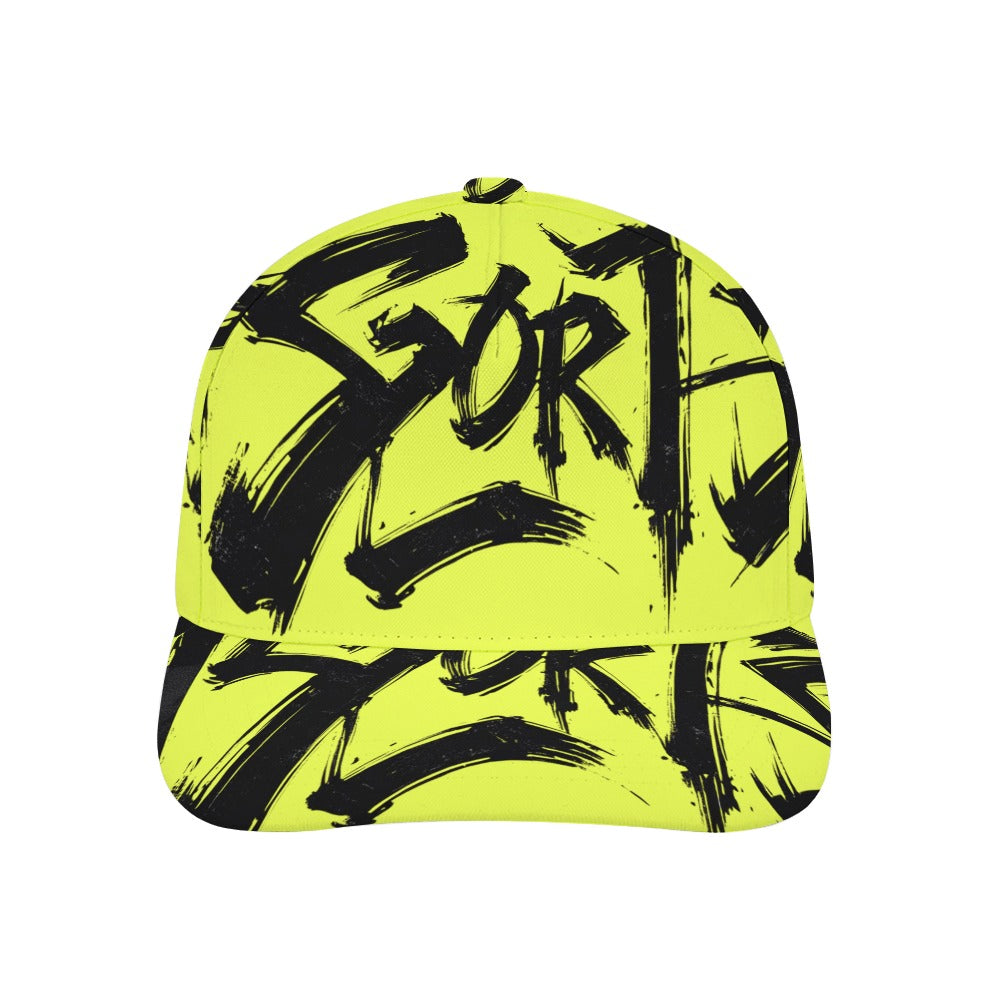 Cappello donna MOMO Bloom giallo fluo