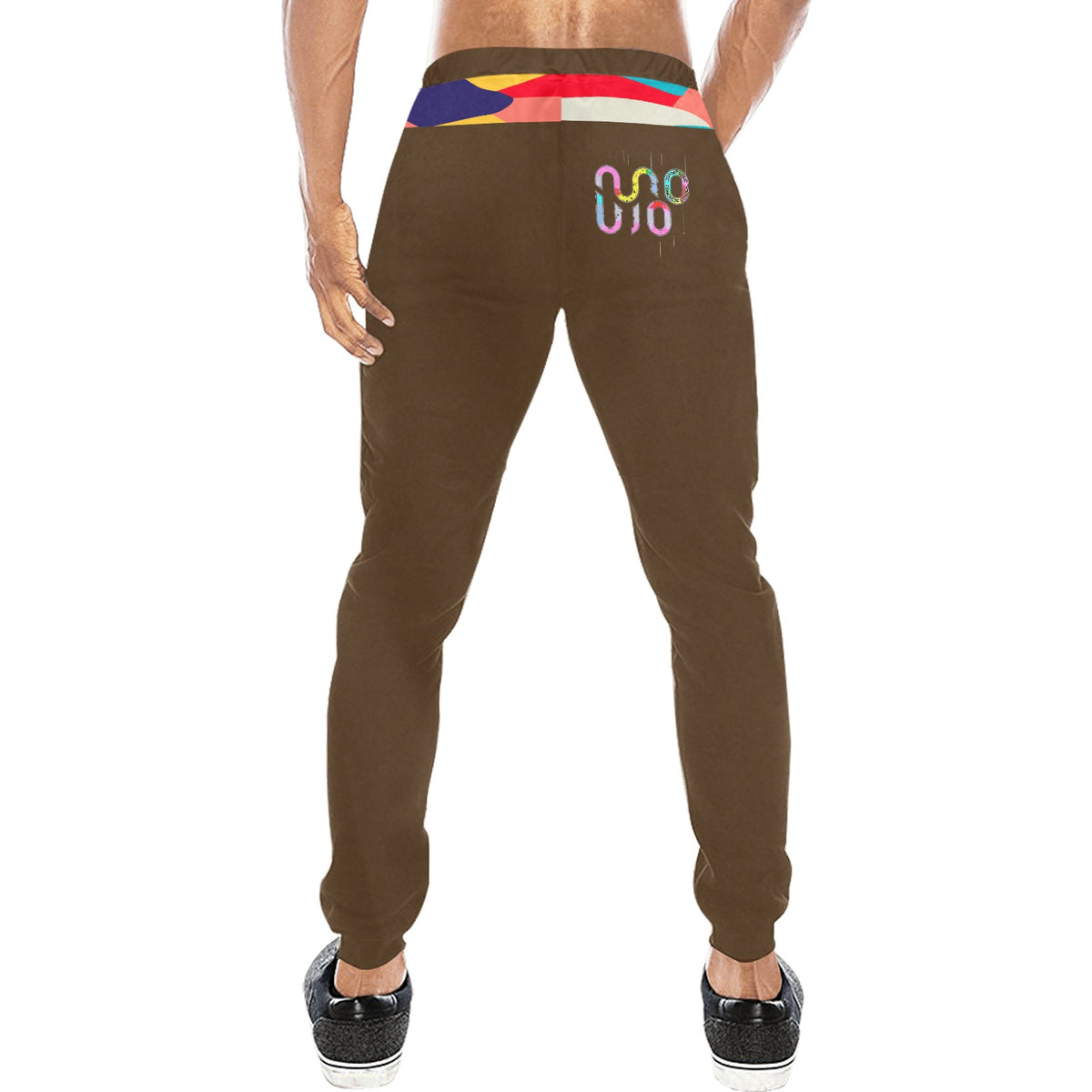 PANTALONE Concrete Echoes – Wide Caffè Joggers