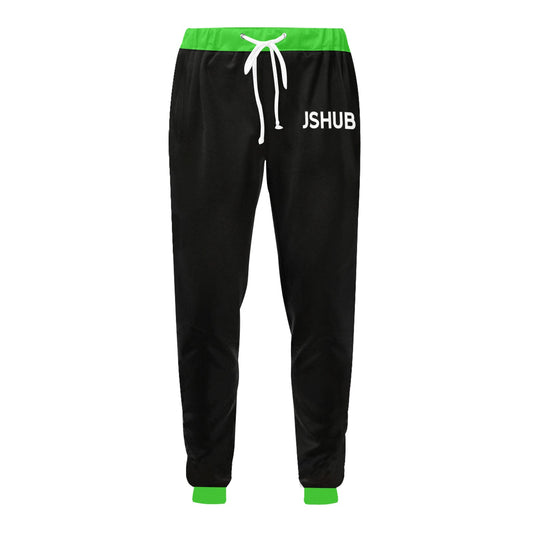 JS HUB Motion Core Pants Uomo Streetwear Nero Calf Graphic