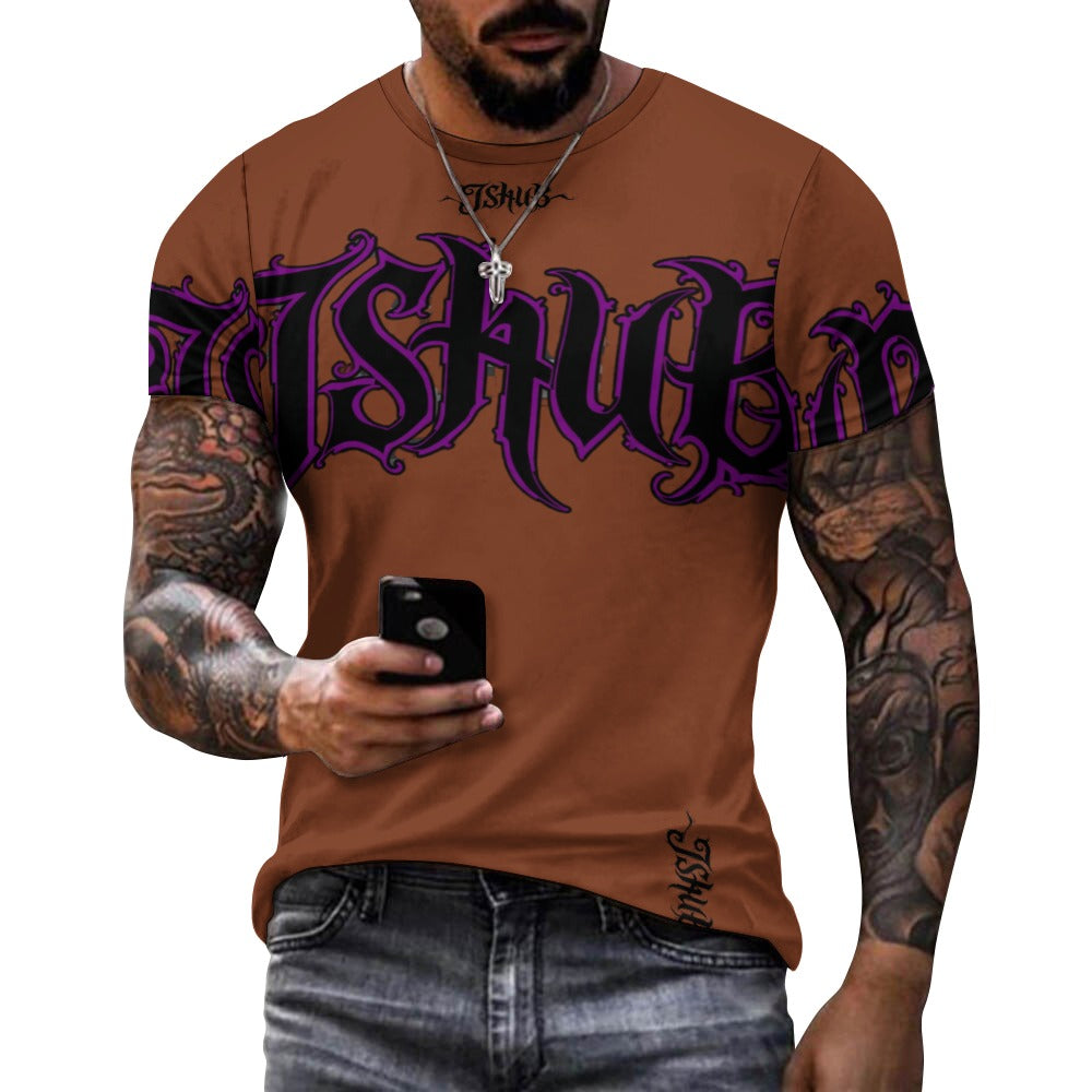 T-Shirt Uomo JSHUB Signature Gothic – Logo Oversize Streetwear Premium