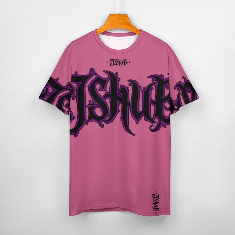 T-Shirt Uomo JSHUB Signature Gothic – Logo Oversize Streetwear Premium