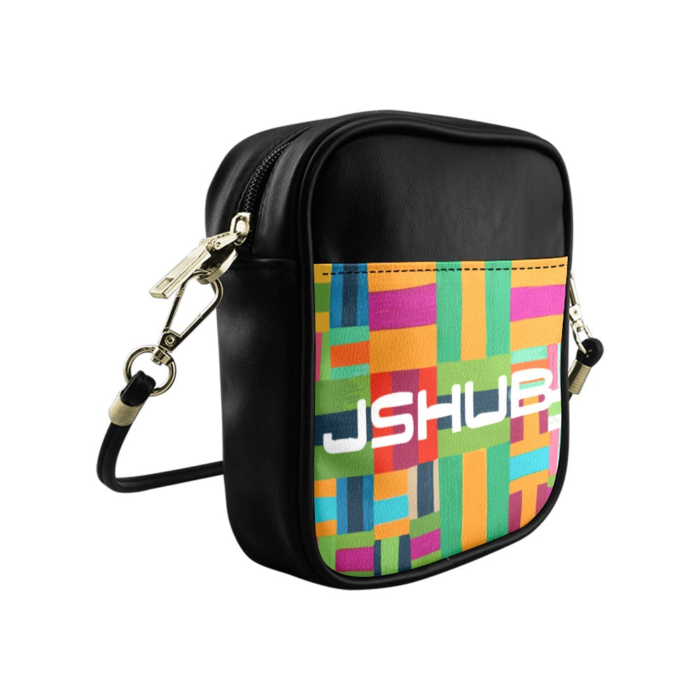 Borsa Tracolla Uomo JSHUB Mosaic Blocks in Pelle PU – Urban Crossbody Bag