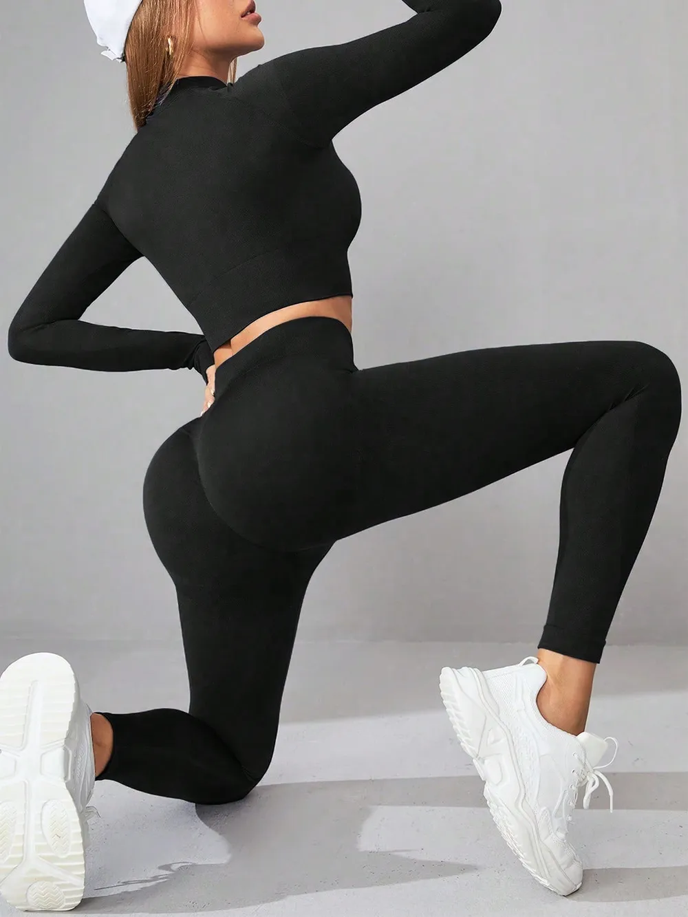 Set Donna JSHUB Active Sculpt Maglia Maniche Lunghe e Leggings