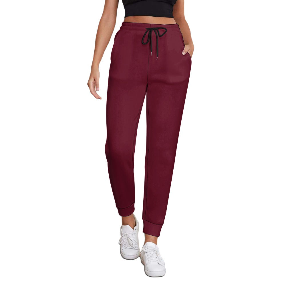 Pantalone donna JSHUB monocolore anni 50 stile essenziale
