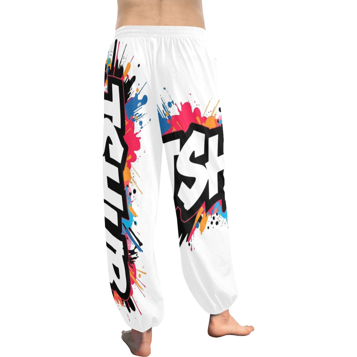 Pantaloni Harem Donna JSHub – Stile Casual con Stampa All-Over