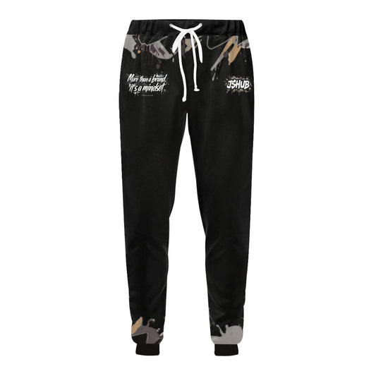 Pantaloni Neri Larghi Uomo JSHUB MINDSET_01 More Than a Brand Its a Mindset