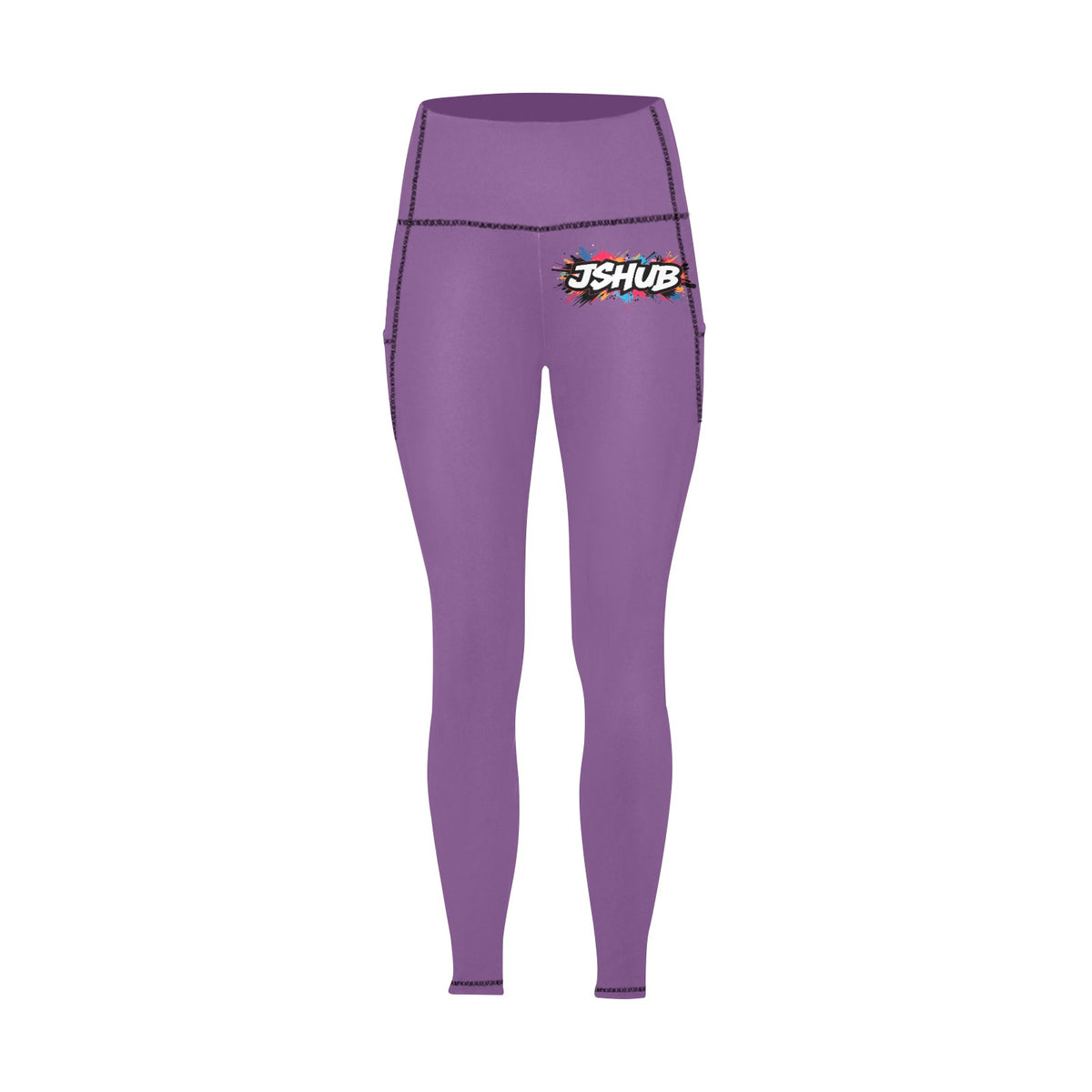 Leggings Donna JSHub All-Over con Tasche – Collezione Urban Streetwear 2025