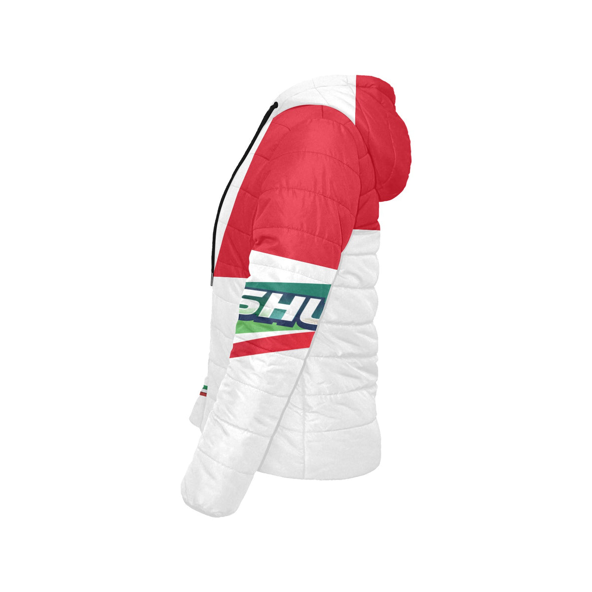 JSHUB Winter Nation Italy Edition – Giubbotto Piumino Donna Bianco e Rosso