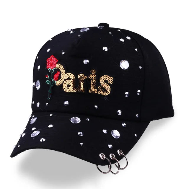 Cappello Baseball Moda Rosa Streetwear