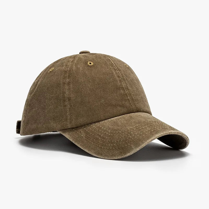 Cappellino da baseball rosa lavato in cotone con tesa curva