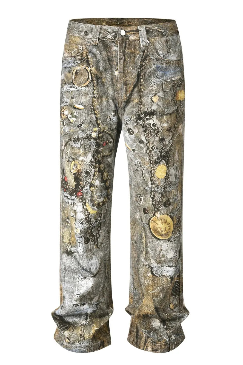 Jeans Camo Pocket Loose