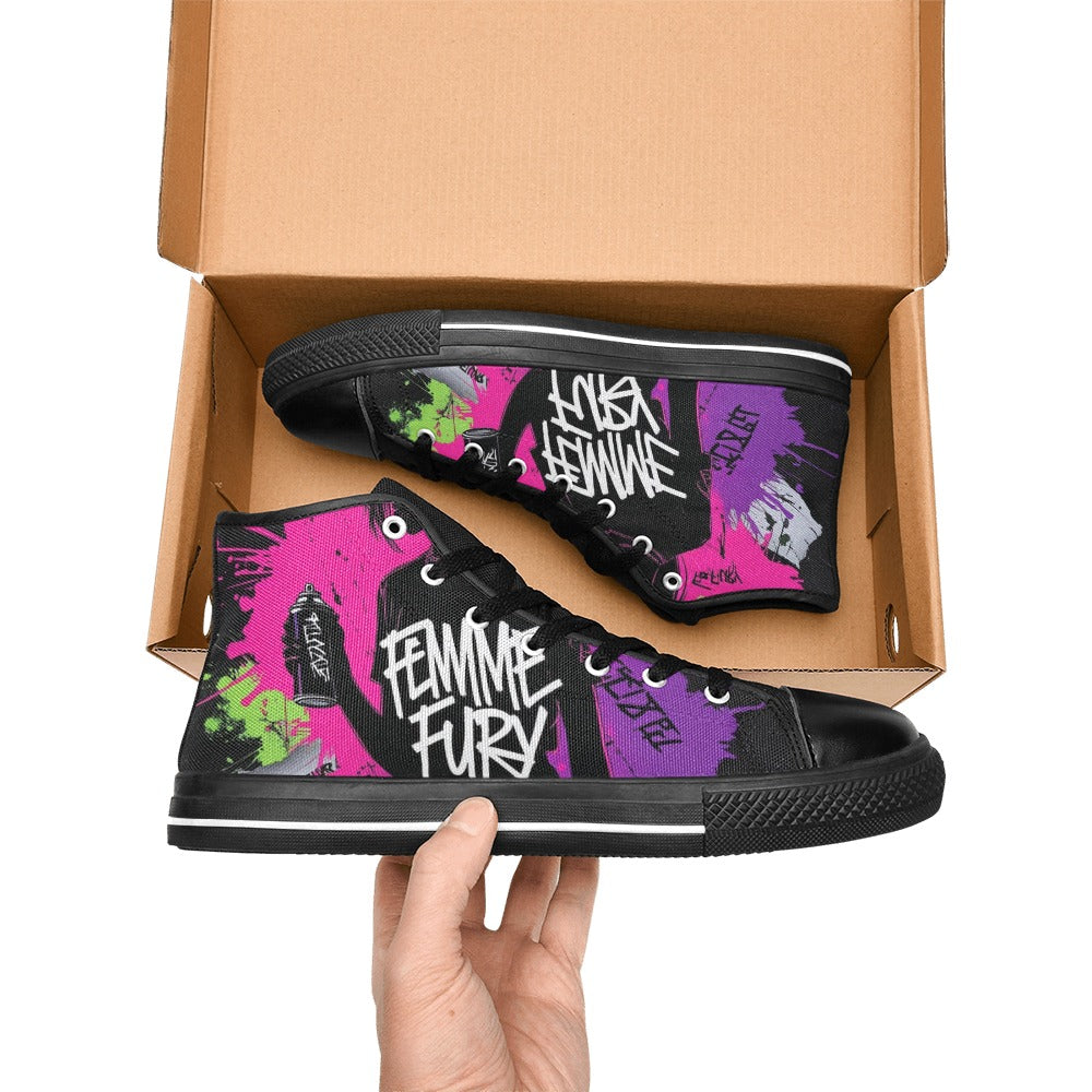 Scarpa alta uomo in tela Femme Fury – Aquila High Top