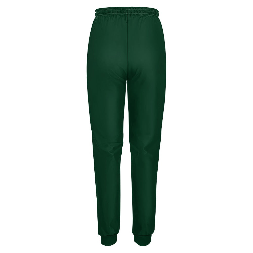 JSHUB Winter Nation Italy Edition – Pantaloni Donna Sportivi Verde Scuro con Inserto Tricolore