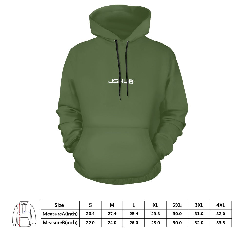 Felpa Uomo JSHUB Urban Grid SS26 Hoodie Streetwear Minimal