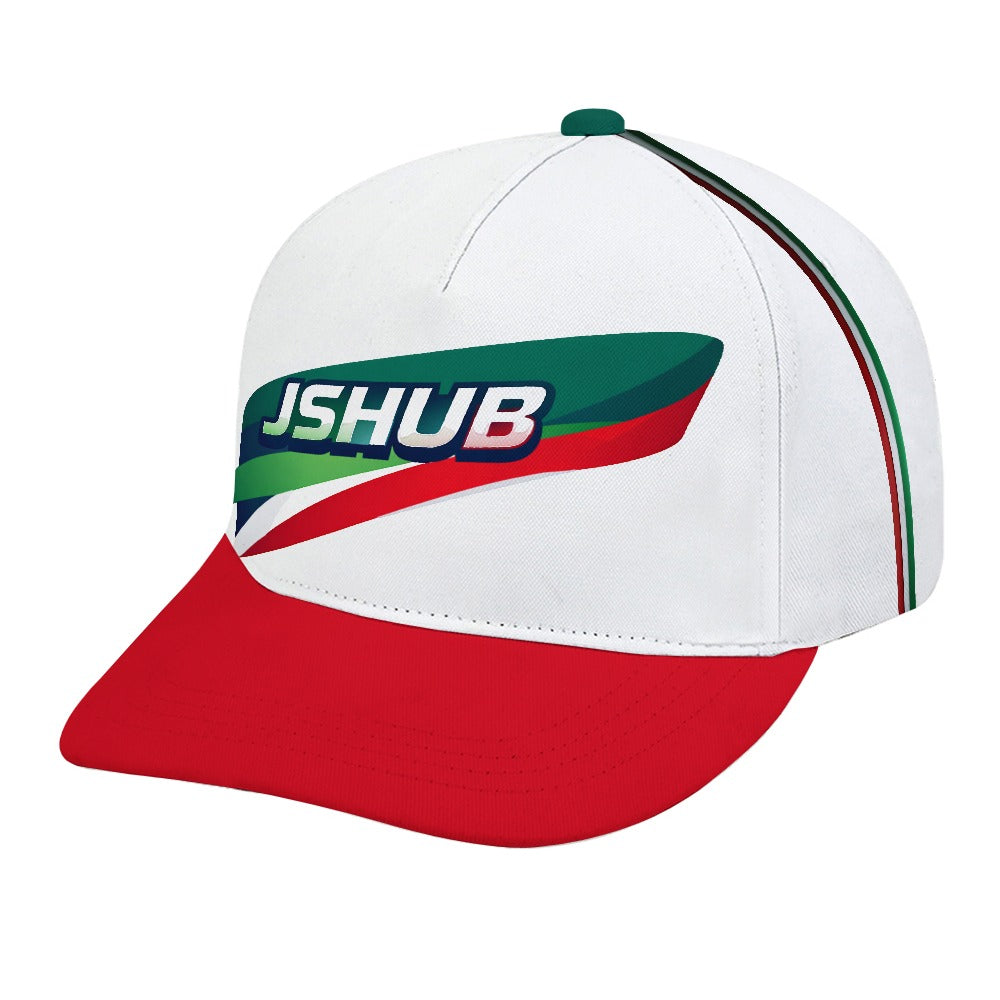 Cappello Baseball Italy Bianco JSHUB Inserti Tricolore Winter Nation 2026 Streetwear